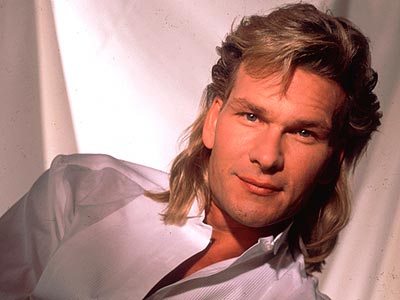 this photo is soooo 80s. RIP Patrick Swayze.