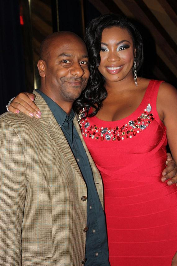 Executive Vice President of Entertainment and Music Programming for BET Stephen G. Hill and Model/Actress Liris Crosse (Image by David Shellman) 