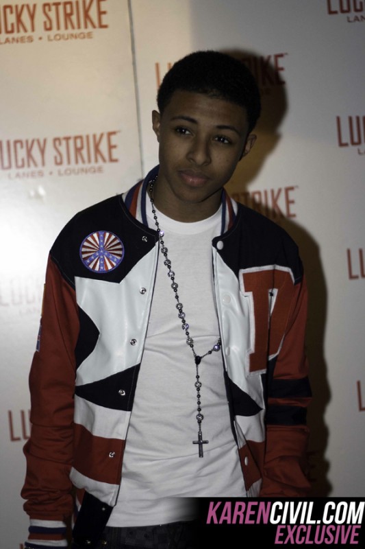 Diggy Simmons 16th birthday at Lucky Strike in NYC