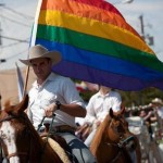 Levi Crocker horse gay flag A List Dallas