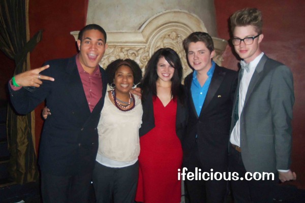 Bryce Vine Ifelicious Lindsay Pearce Damian McGinty Cameron Mitchell NewNowNext Awards 2012 The Glee Project