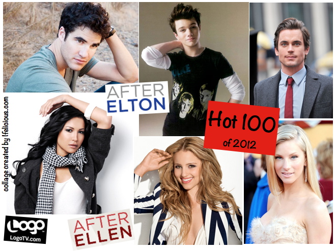 AfterEllen AfterElton Hot 100 Men Women 2012