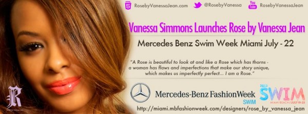 Rose by Vanessa Jean swimwear Mercedes Benz Fashion Week Miami 2013