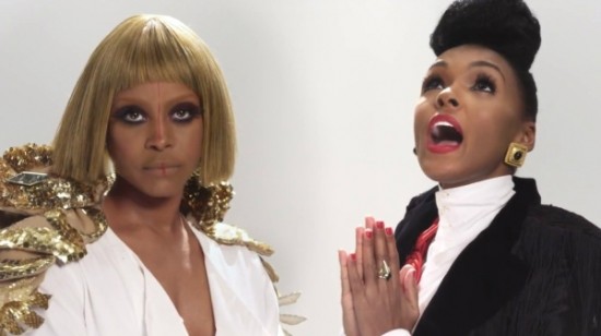 Erykah Badu Janelle Monae Q.U.E.E.N. video