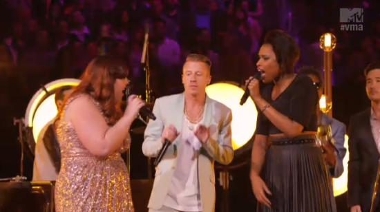 Macklemore Jennifer Hudson J-Hud Mary Lambert Same Love MTV VMA 2013