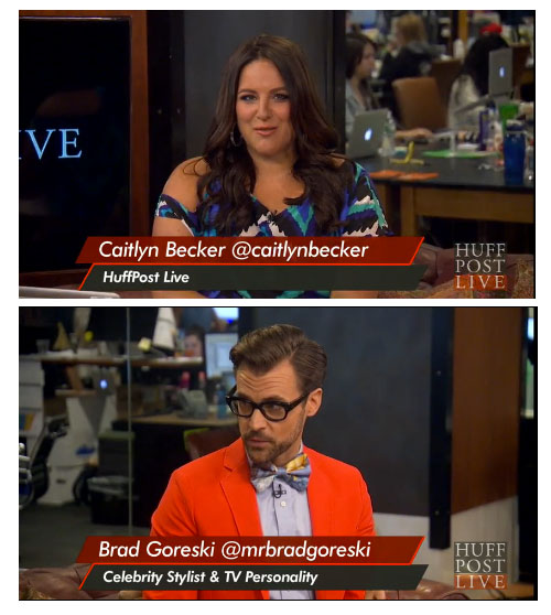 HuffPost Live Caitlyn Becker Brad Goreski fashion summer style